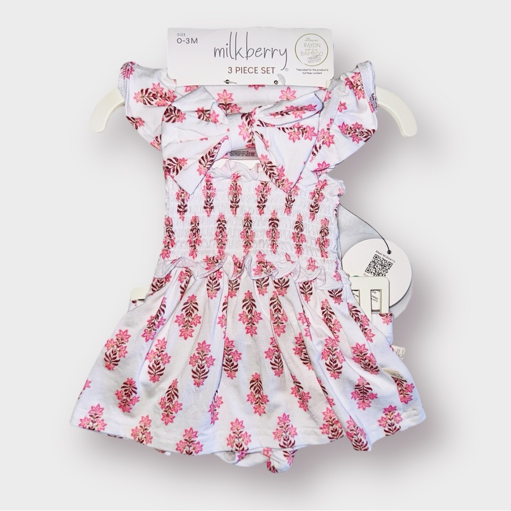 New Milkberry bamboo 3pc Set